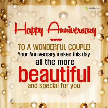 Anniversary Wishes: Happy Anniversary to