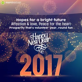 New Year Wishes Wishes: Hopes for a bright f