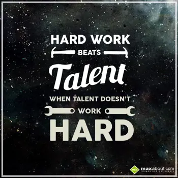 Motivational Wishes: HARD WORK BEATS
TAL