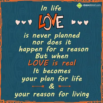 Love Quotes Wishes: In life Love is neve