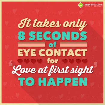 Love Facts Wishes: It takes only 8 seco