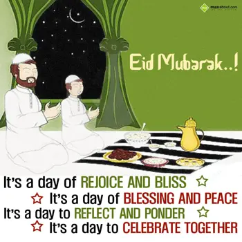 Eid Mubarak Wishes: It's a day of rejoic