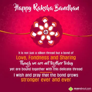 Rakhi Wishes: It is not just a sil