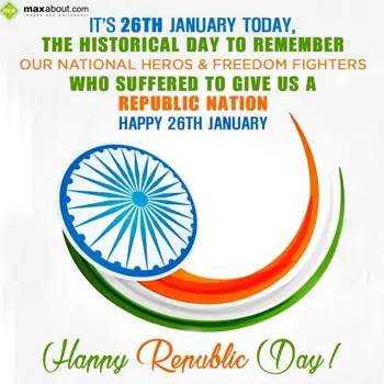 Republic Day Wishes: It's 26th January to