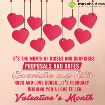 Valentine Wishes: Its The Month Of  Ki