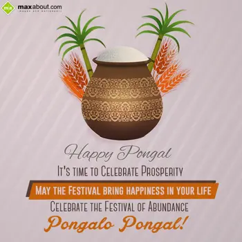 Pongal Wishes: Its Time To Celebrat