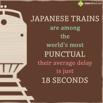 Country Facts Wishes: Japanese Trains are 