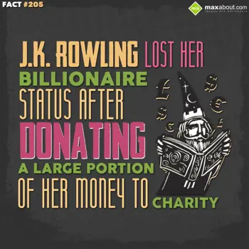 People Facts Wishes: J.K. Rowling lost he