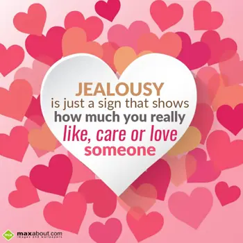 Caring Wishes: Jealousy is just a s