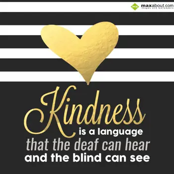 Encouragement Wishes: Kindness is a langua