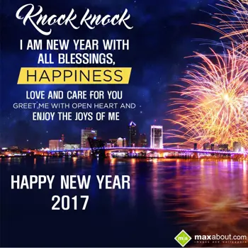 New Year Wishes Wishes: Knock knock, I am Ne