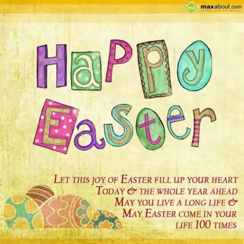 Easter Wishes: Let this joy of East