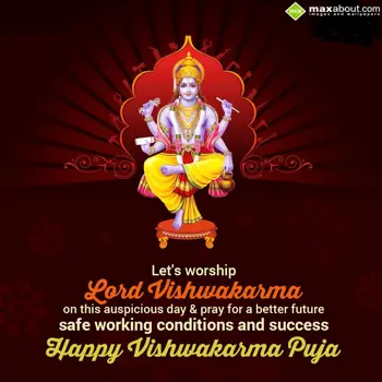 Vishwakarma Puja Wishes: Let's worship Lord V