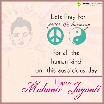 Mahavir Jayanti Wishes: Lets Pray for Peace 