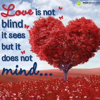 Cute Wishes: Love is not blind, i