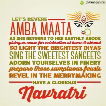 Navratri Quotes Wishes: Let's Revere Amba Ma