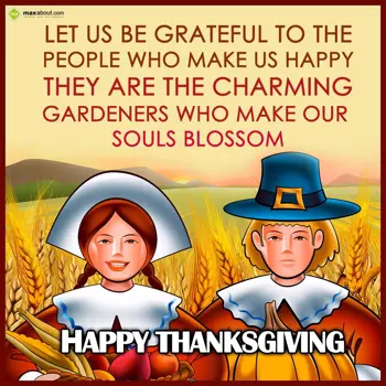 Thanksgiving Wishes: Let us be grateful t