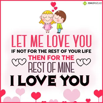 Love Wishes: Let me love you, if 