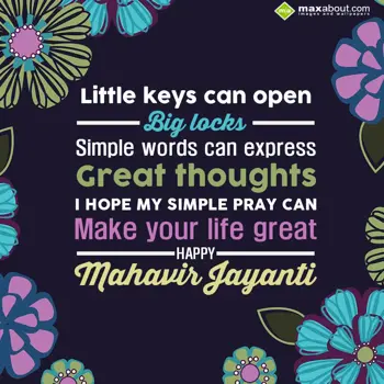 Mahavir Jayanti Wishes: Little keys can open