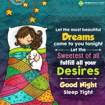 Good Night Wishes: Let the most beautif