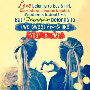 Friends Wishes: Love belongs to boy 