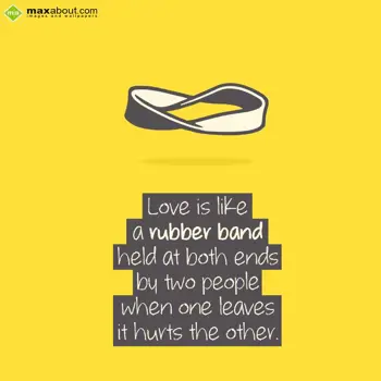 Love Wishes: Love is like a rubbe