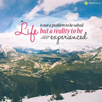 Motivational Wishes: Life is not a proble