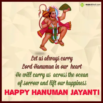 Hanuman Jayanti Wishes: Let us always carry
