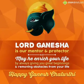 Ganesh Chaturthi Wishes: Lord Ganesha is our 