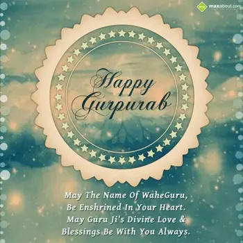 Gurpurab Wishes Wishes: May The Name Of  Wah