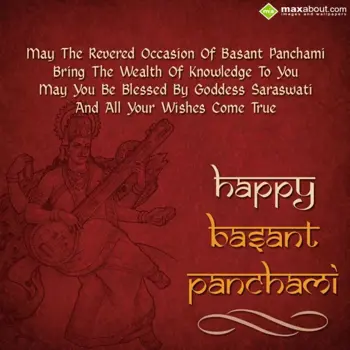 Basant Panchami Wishes: May the revered occa