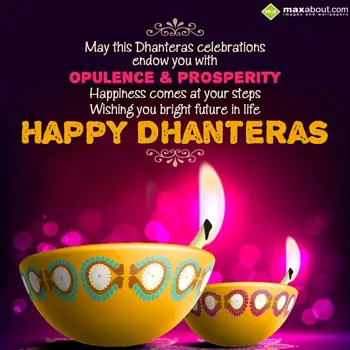 Dhanteras Wishes: May this Dhanteras c