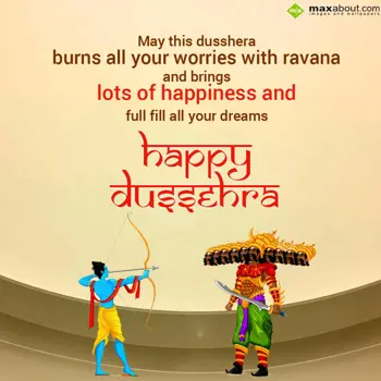 Dussehra Wishes: May this dusshera bu