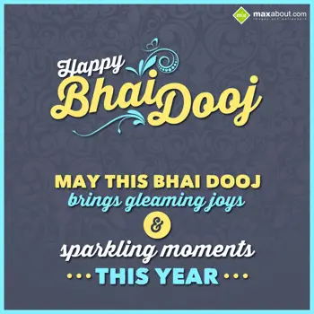 Bhai Dooj Wishes: May this Bhai Dooj b