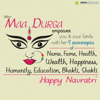 Navratri Wishes: May Maa durga empowe