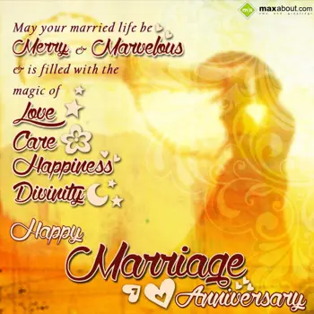 Anniversary Wishes: May your married lif