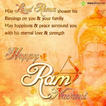 Ram Navami Wishes: May Lord Rama shower