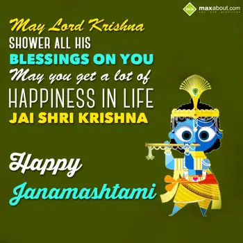 Janmashtami Wishes: May Lord Krishna sho