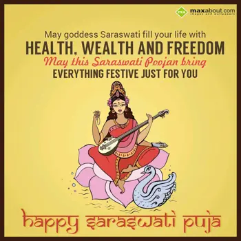 Saraswati Puja Wishes: May goddess Saraswat