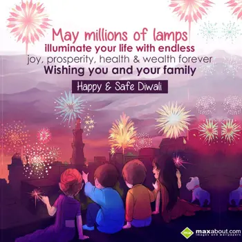 Diwali Wishes: May millions of lamp