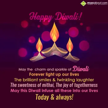 Diwali Wishes: May the charm and sp