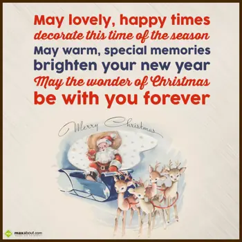 Christmas Greetings Wishes: May lovely, happy ti