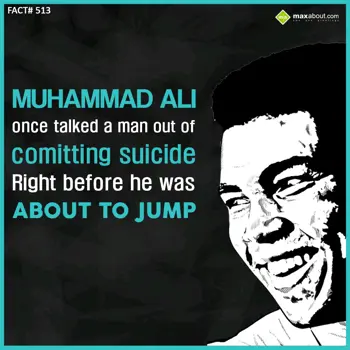 People Facts Wishes: Muhammad Ali once ta