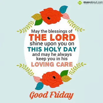 Good Friday Wishes: May the blessings of