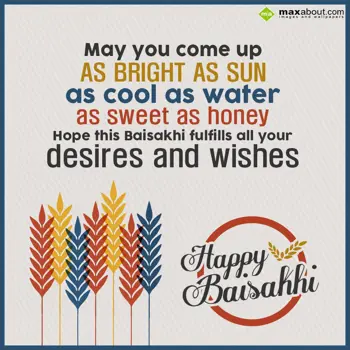 Baisakhi Wishes: May you come up as b