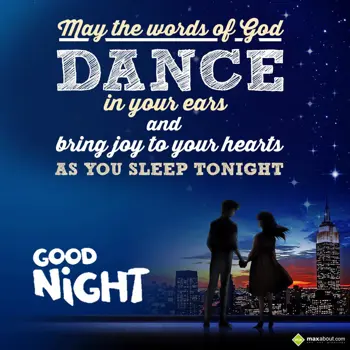 Good Night Wishes: May the words of God