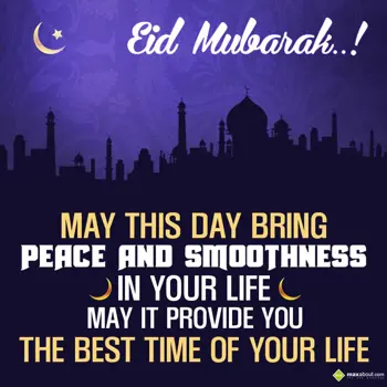 Eid Mubarak Wishes: May this day bring p