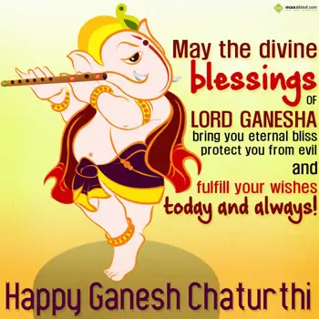 Ganesh Chaturthi Wishes: May the divine bless