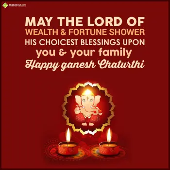 Ganesh Chaturthi Wishes: May the lord of weal