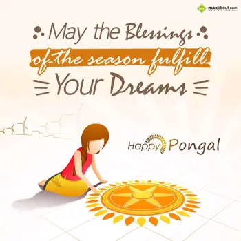 Pongal Wishes: May the Blessings 
